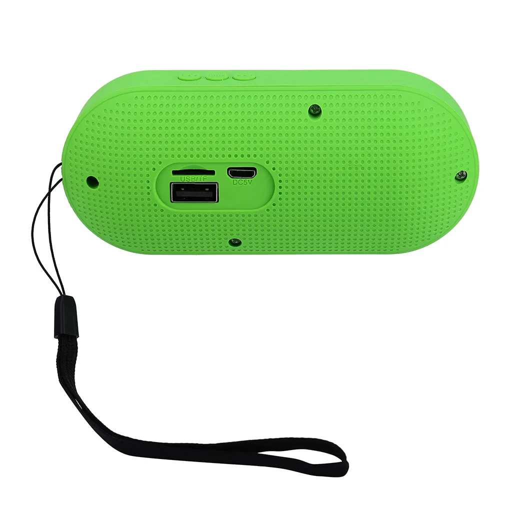 HIFI портативный беспроводной Bluetooth динамик стерео звук бар TF сабвуфер Колонка s с ремешком для samsung компьютера