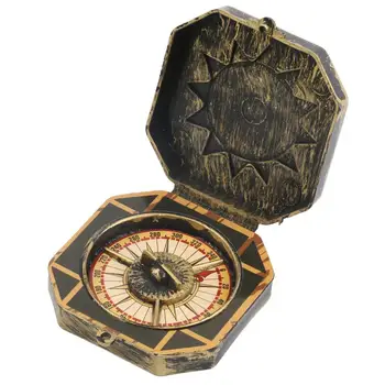 

New Nautical Compass Pirate Captain Costume Toy Halloween Party Cosplay Decoration Unique ABS Design Portable Kids Gift