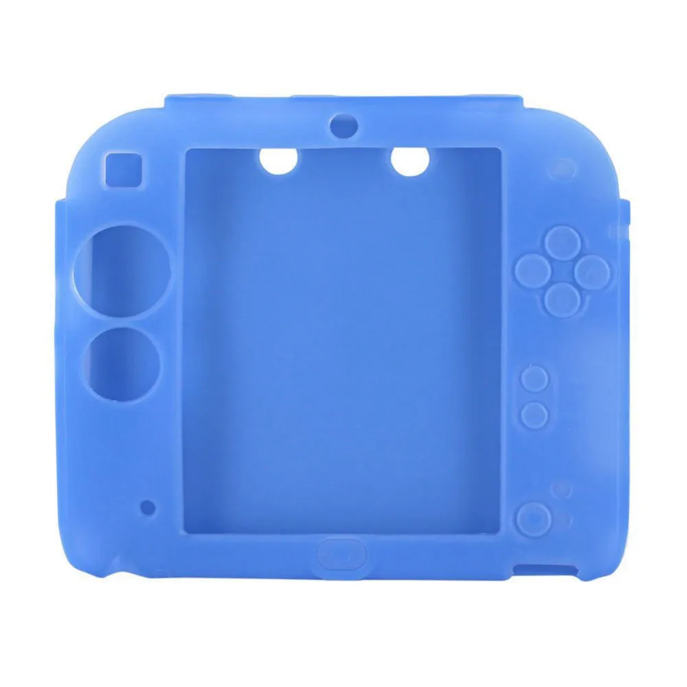 

Soft Silicone Handheld Console Protector Skin Cover Case Anti-shock Game Player Protective Shell Case For Nintendo Nintend 2DS
