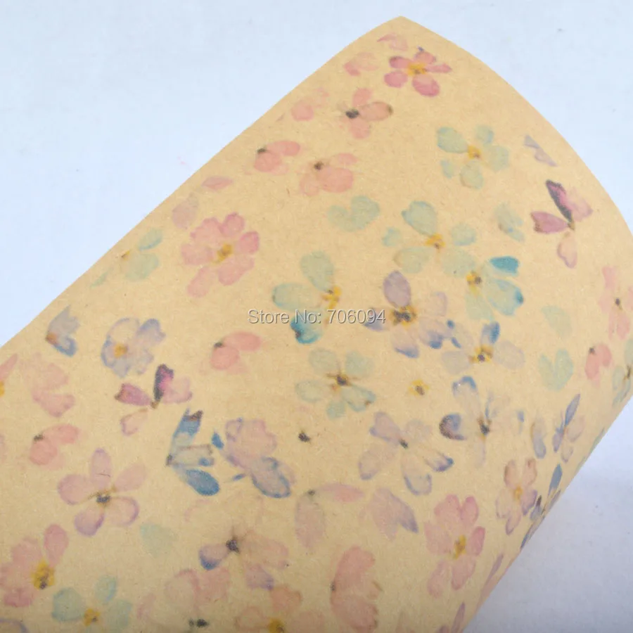 15x21cm &21x29cm Printed kraft Packaging Paper custom kraft Gift