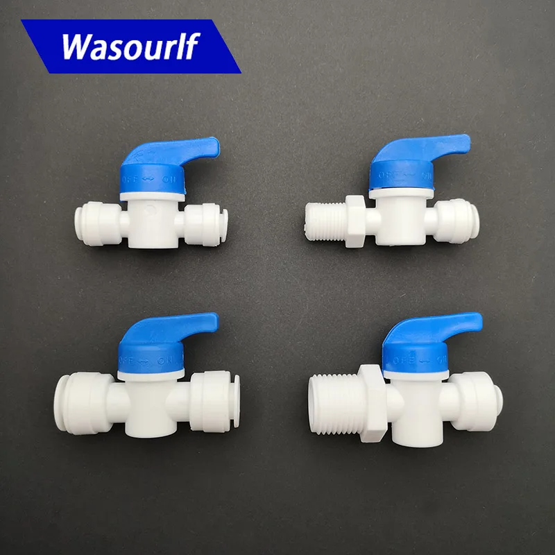 Wasourlf 1PCS  1/4'' 3/8'' inline tube tap water filter 1/2'' 3/8'' thread RO Water Plastic Pipe Coupling connector wholesale