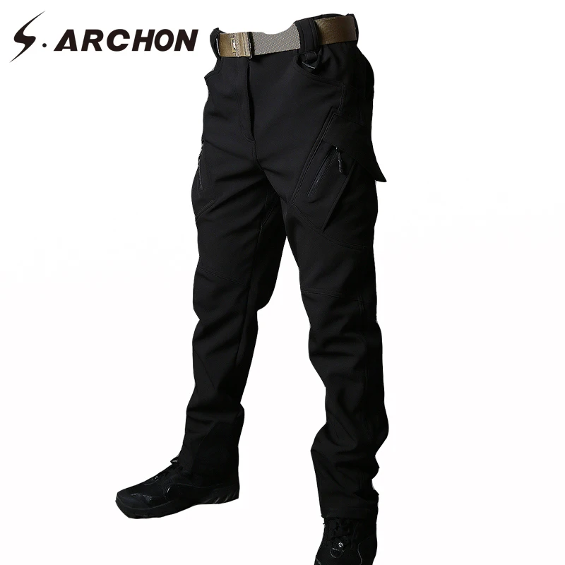 S-ARCHON-Winter-I9-Shark-Skin-Thermal-Tactical-Pants-Men-Casual-Soft-Shell-Waterproof-Heat-Reflection (2)