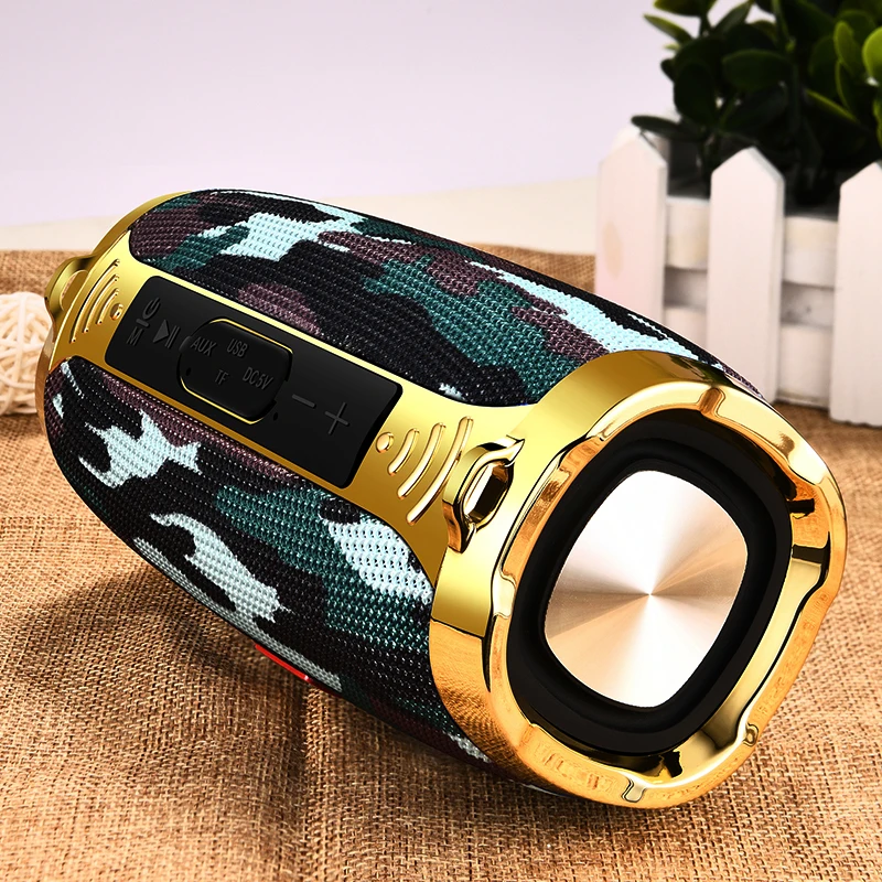 Беспроводная портативная звуковая колонка Bluetooth 20 Вт стерео сабвуфер fm радио
