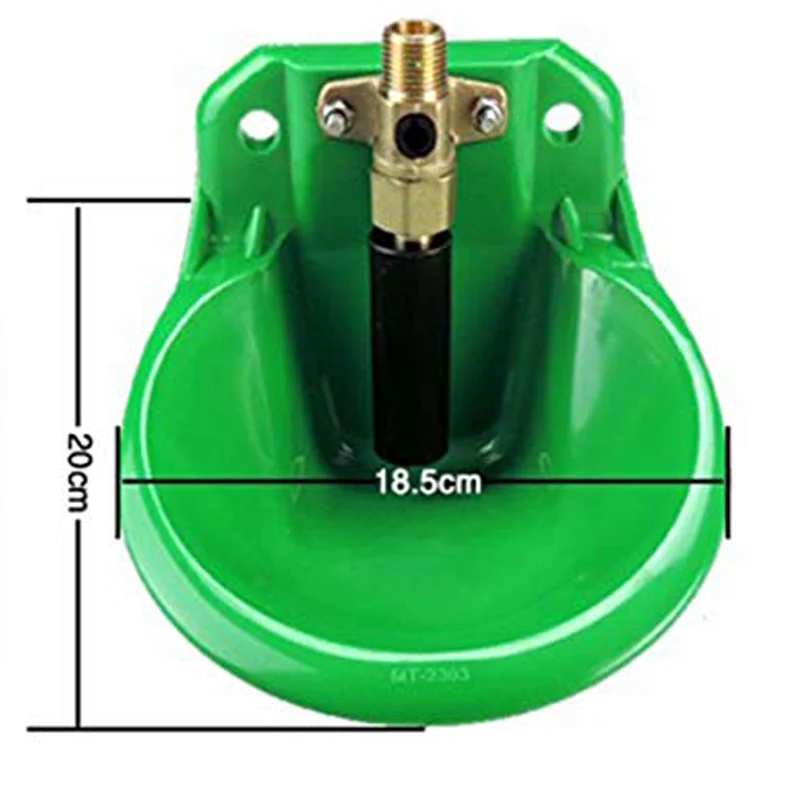 Овчина Автоматическая чаша для питья утолщенный пластик с контролем воды бегущий медный клапан инструменты для кормления скота