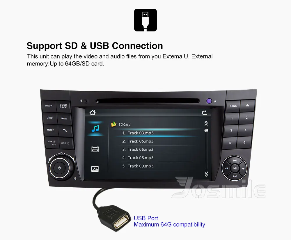 Perfect 2 Din Car DVD Player For Mercedes W211 E320 W219 W463 CLS350 CLS500 CLS55 E200 E220 E240 E350 Radio Multimeida GPS Navigation 6