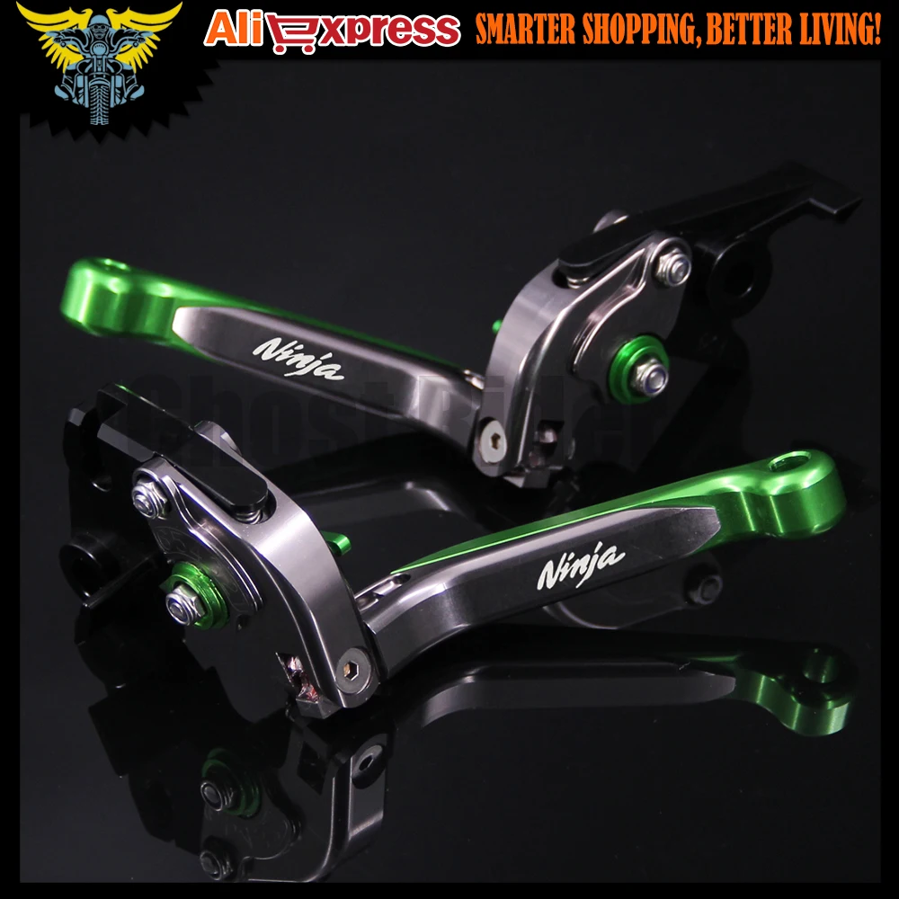 Лазерный Логотип (Ninja) CNC рычаги тормозной муфты для Kawasaki Z1000SX/NINJA 1000/Tourer 2011 2012 2013 2014