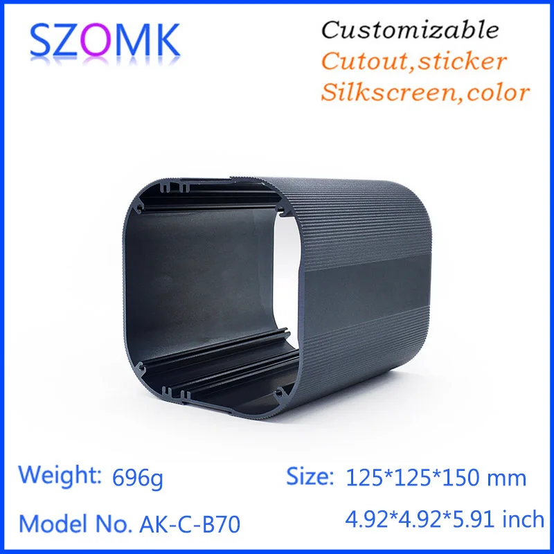 Алюминиевый корпус для прессования звука szomk 125*125*150 мм 1 шт. алюминиевый