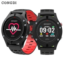 F5 gps Смарт часы OLED альтиметр барометр термометр Bluetooth 4,2 IP67 Водонепроницаемый пульсометр Смарт часы для iOS Android