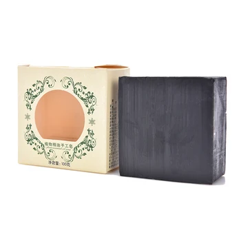 

100g Natural Bamboo Charcoal Soap Skin Care Treatment Skin Whitening Blackhead Remover Acne Treatment Oil Control Soaps