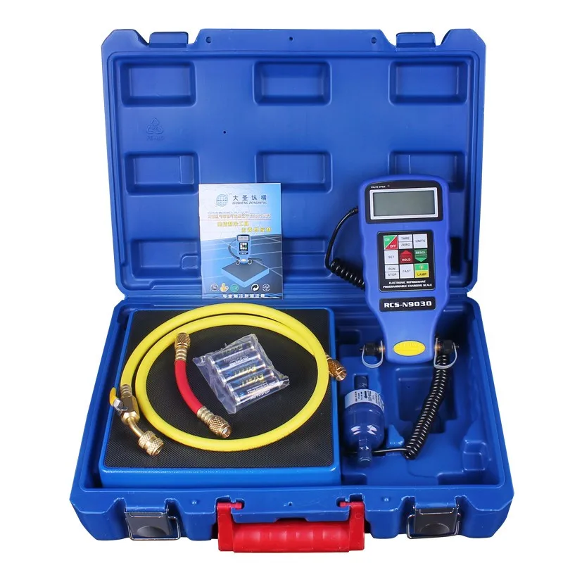 

RCS-N9030 HVAC/Refrigeration Large Flow Programmable Charging Precision Electronic Digital Balance Scale Calibration Weight
