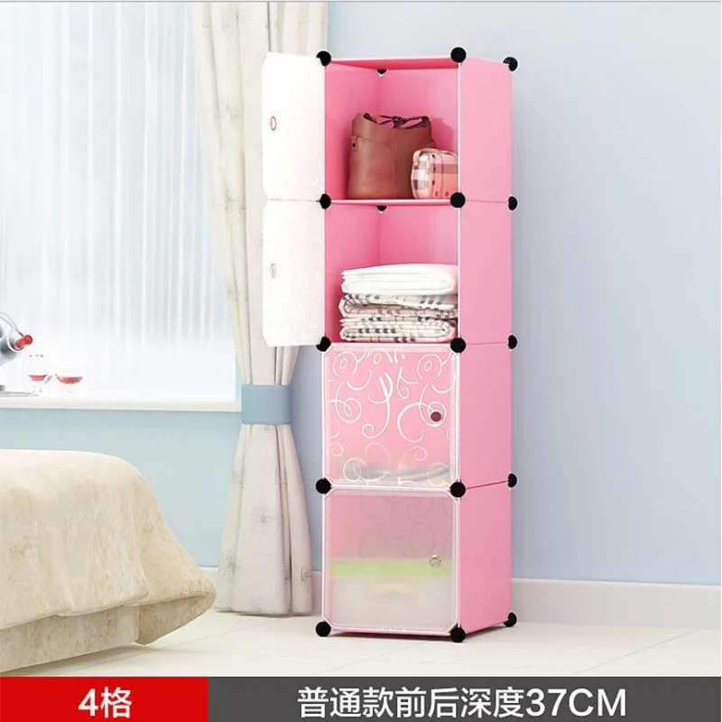 2019 Новый Многоцветный экономичный простой шкаф DIY для одного человека