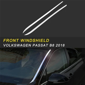 

Front Windshield Windscreen Cover Frame Trim Sticker Exterior Accessories For Volkswagen Passat B8 2018 Car Styling