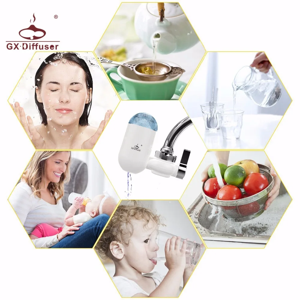 GX. Диффузор кухонный фильтр для воды кран Водоочиститель мини очистки фильтры