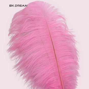 

Wholesale 50pcs14-16 inch / 35-40cm cute cheap natural pink ostrich feather wedding decoration crafts
