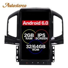 Android 6.0 Tesla style Car No DVD Player GPS Navigation For Chevrolet Captiva 2013 2014 2015 2016 2017 headunit multimedia plus
