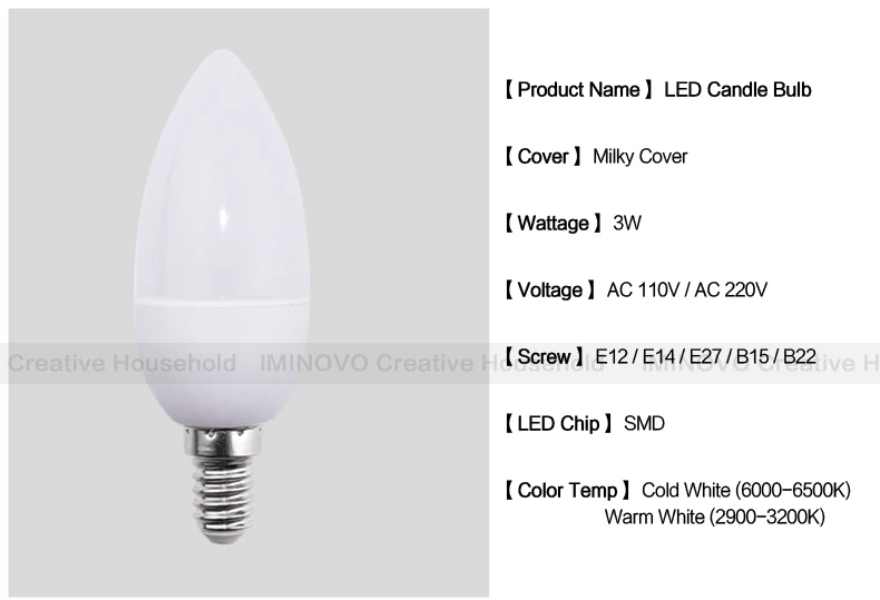 E14 светодиодный лампы в форме свечи лампы светильник E27 энергосберегающая лампа 220V 3W 5 Вт 7 Вт E12 B15 B22 Bombilla Lampara люстра домашнее украшение точечный светильник