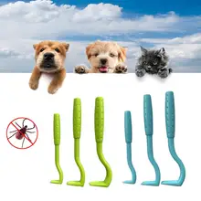 3pcs/set Plastic Tick Twist Hook Flea Remover Hook Pet Cat Dog Supplies Tick Remover Tick Tool Pet Supplies Dropshipping
