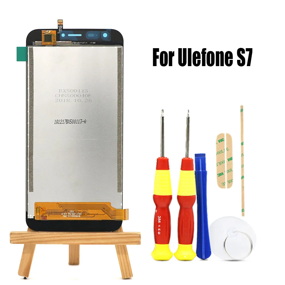 

Original For 5.0 inch Ulefone S7/S7 Pro Phone Touch Screen +1280X720 LCD Display Assembly Replacement