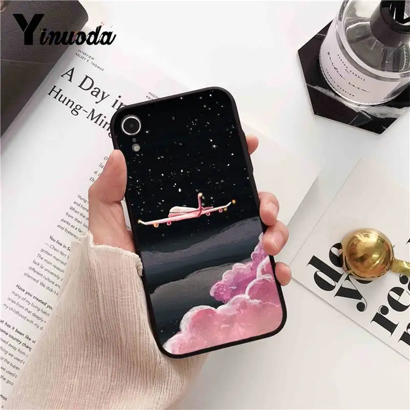 Color airplane moon novelty