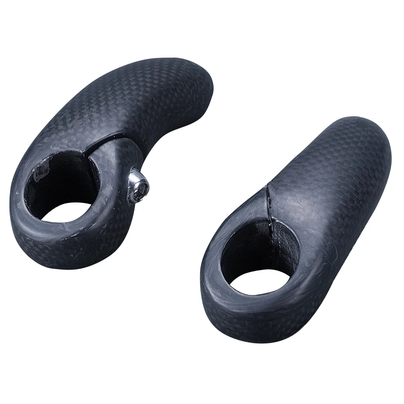 Carbon Fiber 3K MTB Road Bike Handlebar Bar End Mountain Bicycle ends 95mm Blue