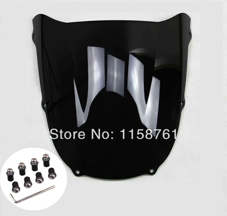 

Dark Smoke Motorcycle Windshield Windscreen case For Kawasaki ZX6R 1998 1999 ZX-6R 636 98 99