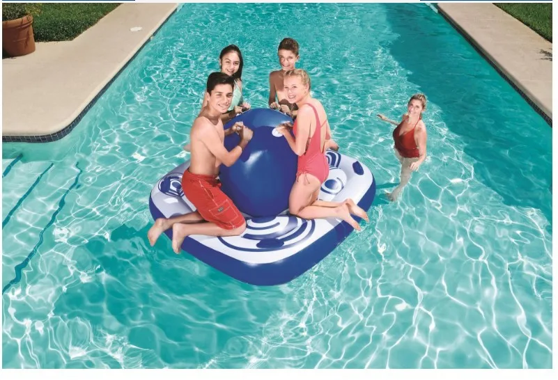 swimming pool inflatable toy island sport (1)