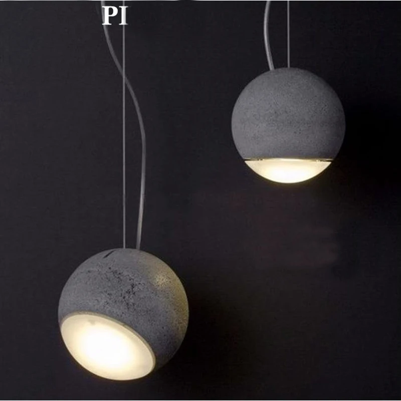 

Cement industrial vintage pendant lights light led hanglamp loft decor lamps light fixtures hanging lamp dining room Bedroom
