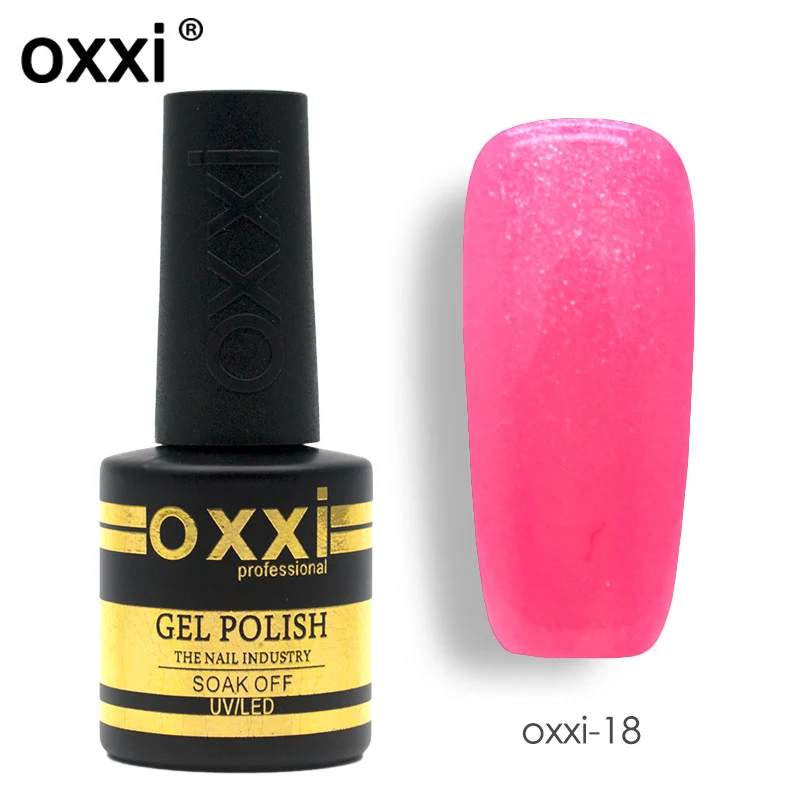 OXXI 8 мл Лак для ногтей резиновый базовый слой и верхнее покрытие гель лак без протирания Топ для ногтей полуперманентный УФ гель лак дизайн ногтей - Цвет: 8ml-018