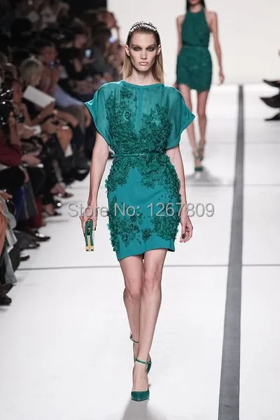 Elie Saab короткое вечернее платье пикантное Вечернее Платье Vestidos De Fiesta специальное