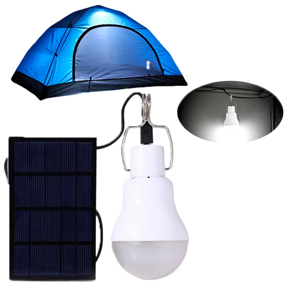Buy Solar Lamp Powered Portable LED Bulb Light Solar