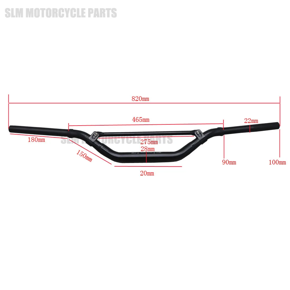 1 1/" Жир Бар 28 мм Руль Ручка для мотоцикла Мотокросс питбайк ATV KTM EXC CRF WRF YZF KLX РМЗ эндуро