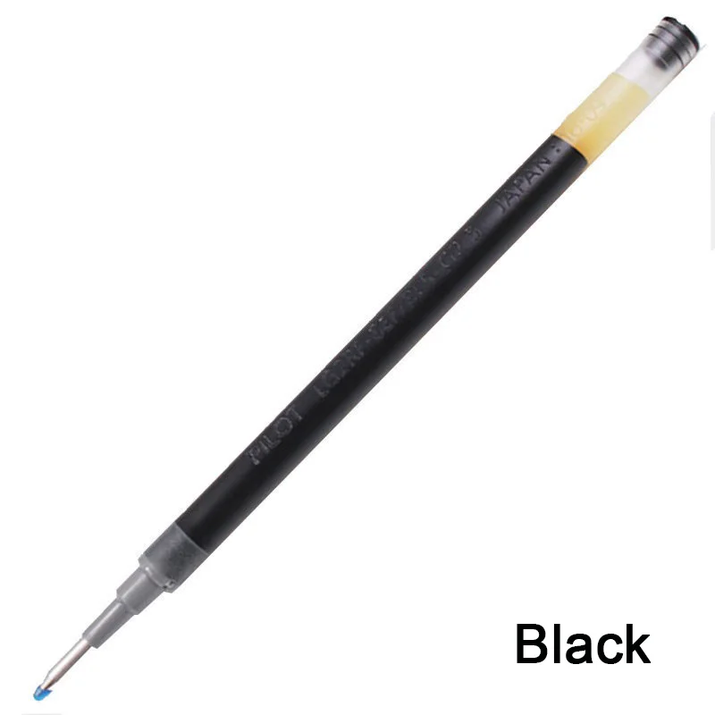 Pilot G2 07 05 bls-g2, выдвижные гелевые шариковые ручки премиум класса, тонкие Pt 0,7 мм, очень тонкие 0,5 мм - Цвет: 1 Black Refill