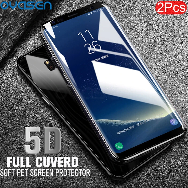 2 шт./лот полный закругленный протектор экрана для Samsung Galaxy S8 Plus S9 S10 Lite 5D мягкая