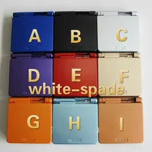 5 компл./лот wholeseal новые расцветки для замены игровой контроллер Shell жилищного для gba sp