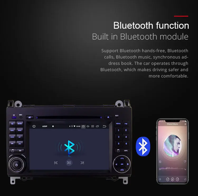 Clearance TOPBSNA Android 9.0 2 din Car DVD Radio for Mercedes Benz B200 A B Class W169 W245 Viano Vito W639 Sprinter W906 WIFI GPS Navi 6