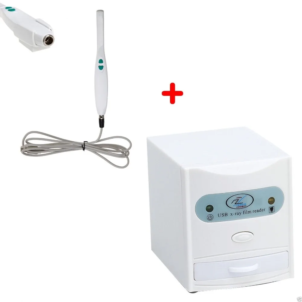 Dental X Ray Film Viewer Digitizer Scanner USB reader + Intra Oral