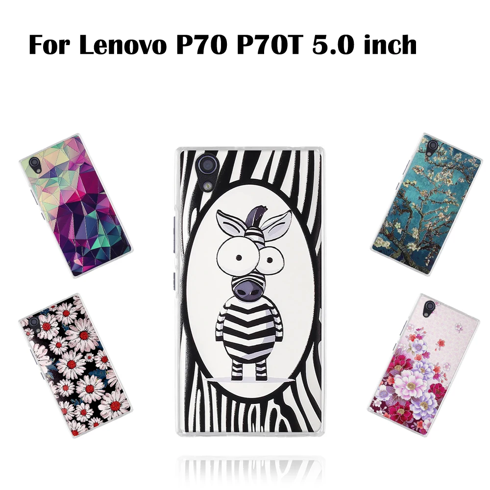 Тонкий силиконовый чехол для Lenovo P70 P70T 5 0 дюймов мягкий ТПУ задней панели телефона
