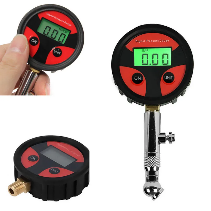 LCD Digital Tire Tyre Air Pressure Gauge Tester for Car Motorcycle Tire Air Pressure Gauge