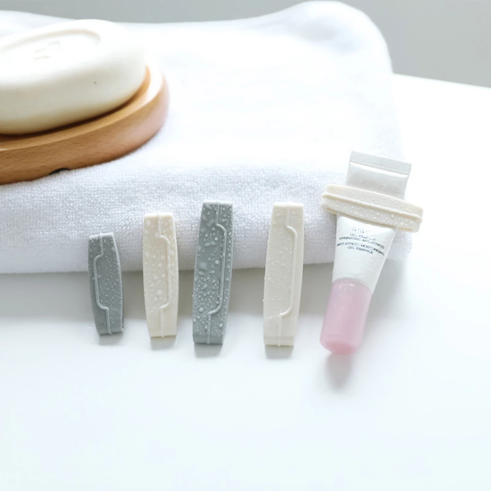 3pcs Toothpaste Dispenser Plastic Tooth Paste Tube Squeezer Useful Toothpaste Rolling Holder for Home Bathroom