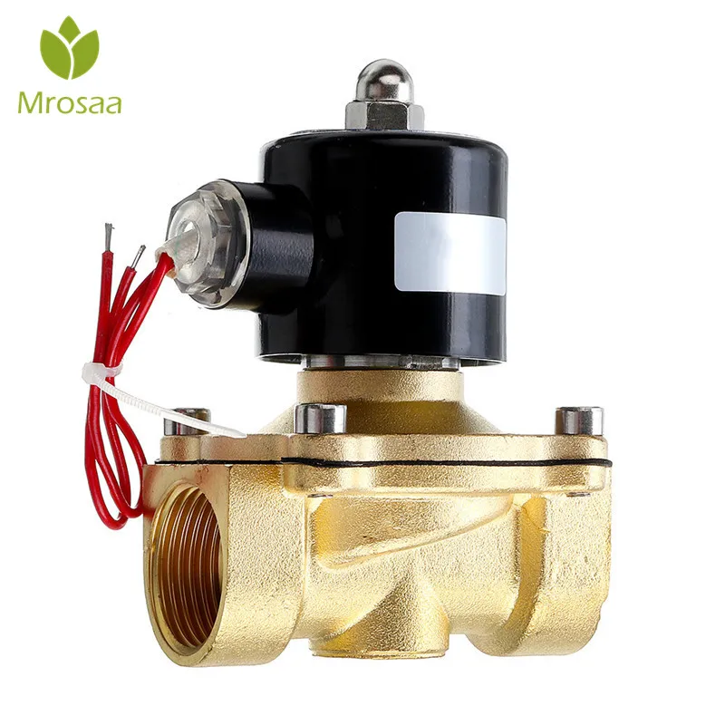 

1/2 3/4 1 Inch DC12V Electric Solenoid Valve Pneumatic Valve for Water Air Gas Brass Valve Air Valves Faucet Accessories