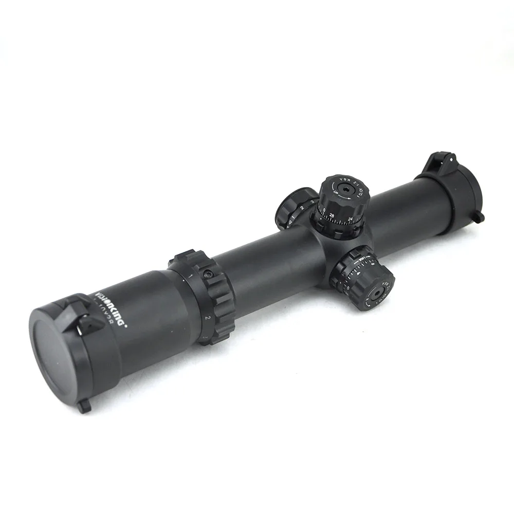 Visionking 1-10x28 Aim Riflescopes SFP красный зеленый точечный освещенный ночной снайперский оптический прицел дальний охотничий прицел. 308. 30-06