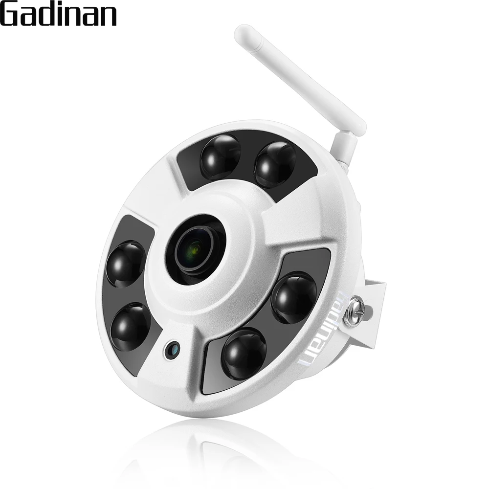 Gadinan панорамная Wifi ip-камера 2MP 1.3MP 1MP iCSee аудио Водонепроницаемая Проводная беспроводная наружная P2P рыбий глаз 1,7 мм объектив оповещение по электронной почте