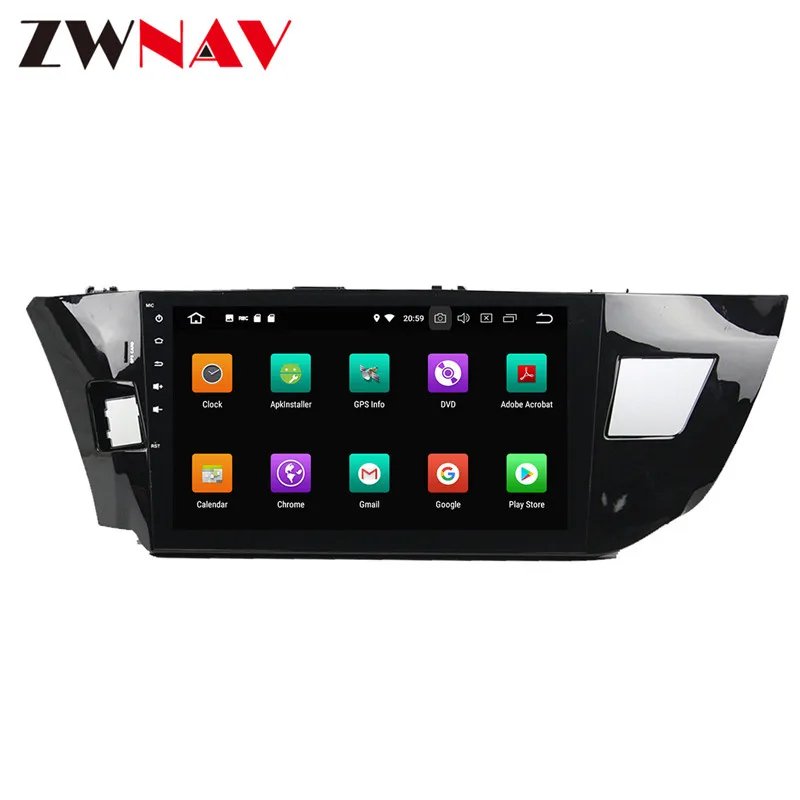 Excellent Android 8 4+32G Car DVD Player GPS navigation For TOYOTA LEVIN  2013-2015 headunit multimedia player tape recorder 3