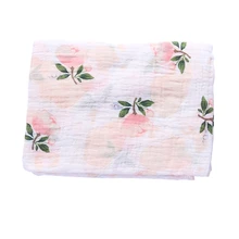 Мягкое муслиновое хлопковое детское Пеленальное Одеяло, Пеленальное полотенце для новорожденных