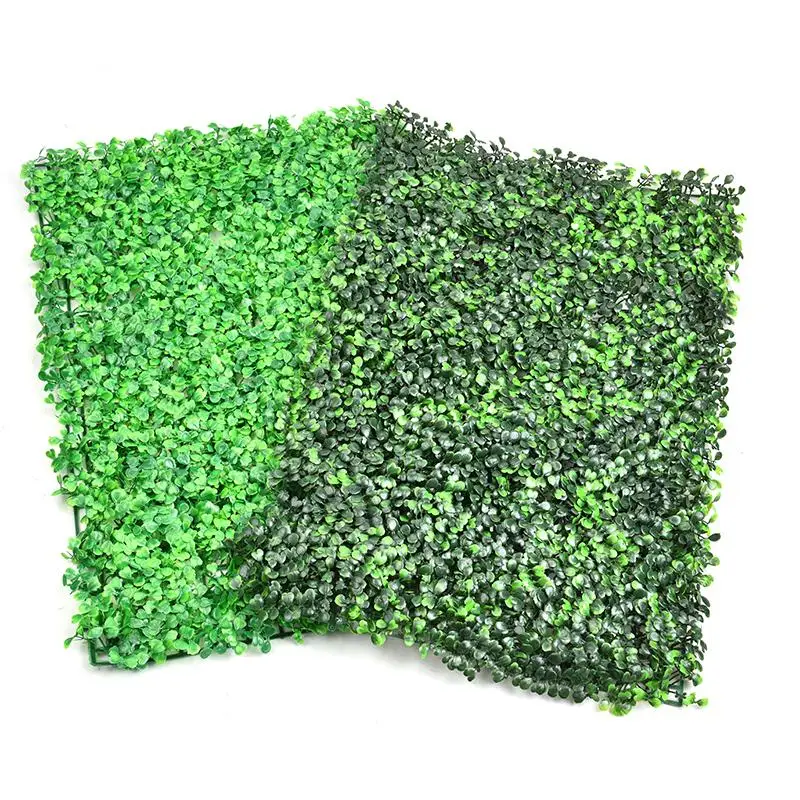 CC моделирование Искусственные листья пластиковая лужайка садовый экран рулон стены украшения поддельные газон растение стены фон украшения