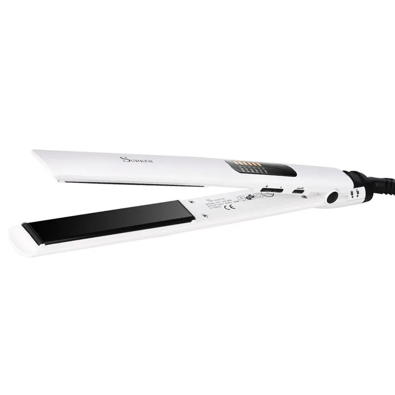 

Fast Heating Professional Nano Titanium Hair Straightener Temperature Control Flat Iron LCD Display Straightening Iron Curling