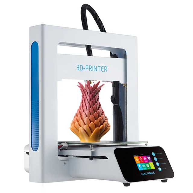 Best Offers JGAURORA A3S 3D Printer Fully Metal Easy Assembly High Accuracy 205*205*205mm Build Size with Free Gifts