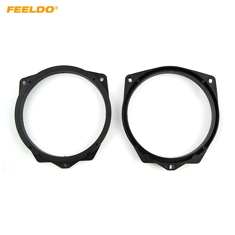 Feeldo 2pcs Black Car Speaker Spacer Mat Adapter For Mg Stereo Speacker