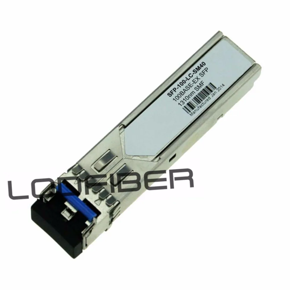 

SFP-100-LC-SM40 Compatible 100BASE-FX SFP 1310nm 40km DOM Transceiver