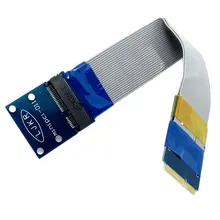 Гибкий мини-удлинитель PCI Express PCI-e Mini Card Extender 52pin удлинитель типа «Папа-мама» FFC